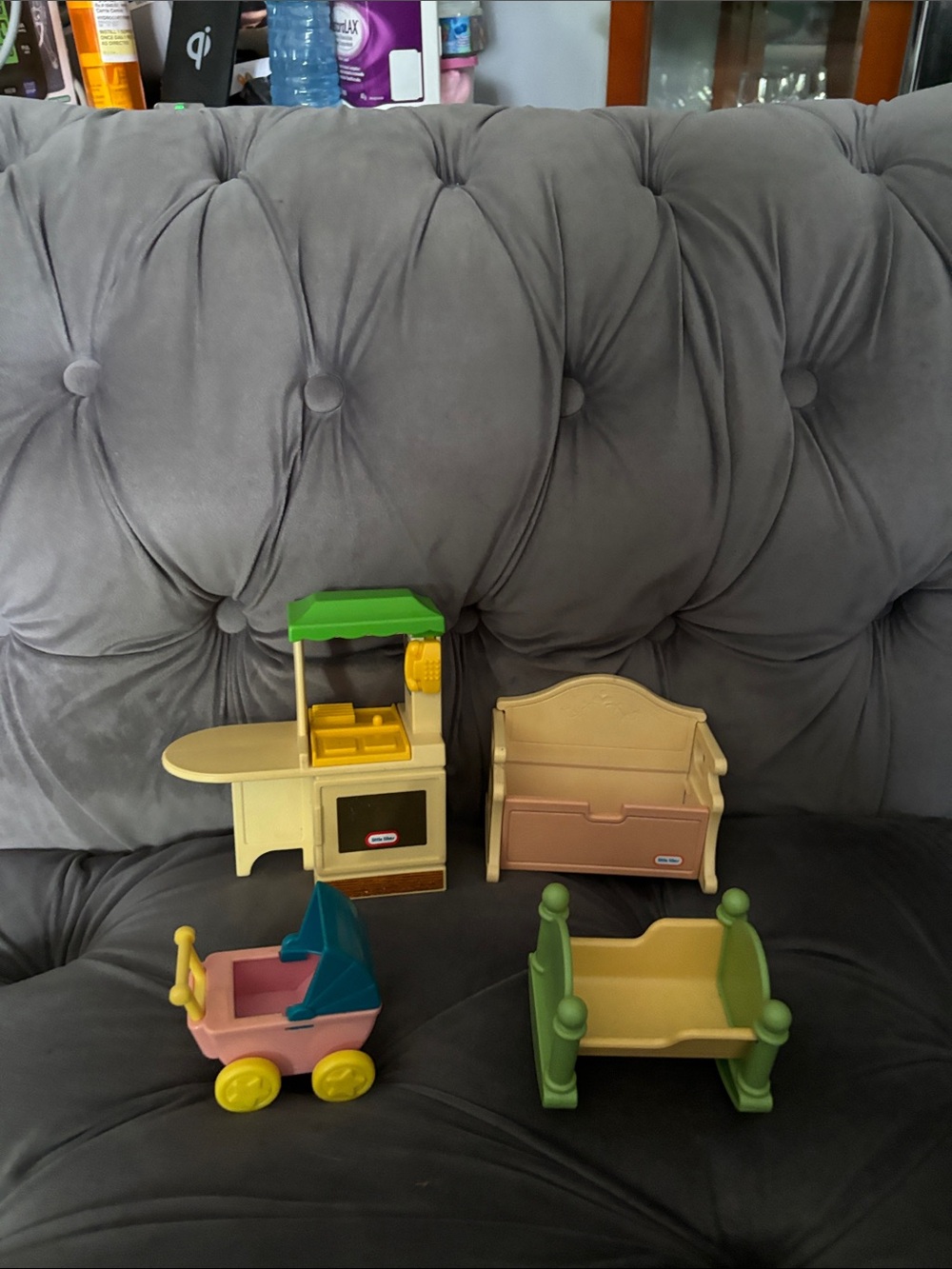 Little Tikes / Sesame Street Kids Doll Furniture Playset -